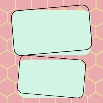 Comics Design Frames. Beautiful Photo Frame Set With Boom Bubbles For Design Stock-Illustration