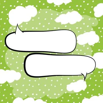 Comics Design Frames. Beautiful Photo Frame Set With Boom Bubbles For Design Stock-Illustration