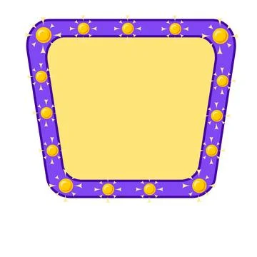 Comics Design Frames. Beautiful Photo Frame Set With Boom Bubbles For Design Stock Illustration