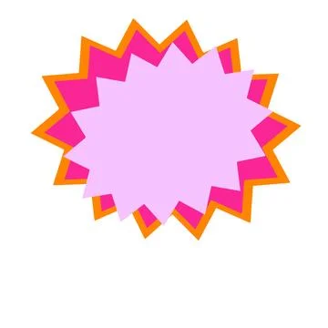 Comics Design Frames. Beautiful Photo Frame Set With Boom Bubbles For Design Stock-Illustration