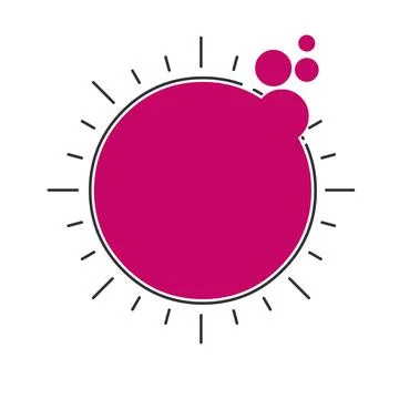 Comics Design Frames. Beautiful Photo Frame Set With Boom Bubbles For Design Illustrazione stock