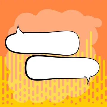Comics Design Frames. Beautiful Photo Frame Set With Boom Bubbles For Design Stock-Illustration