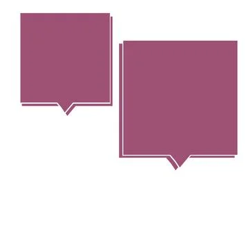 Comics Design Frames. Beautiful Photo Frame Set With Boom Bubbles For Design Stock-Illustration