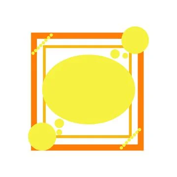 Comics Design Frames. Beautiful Photo Frame Set With Boom Bubbles For Design Stock-Illustration