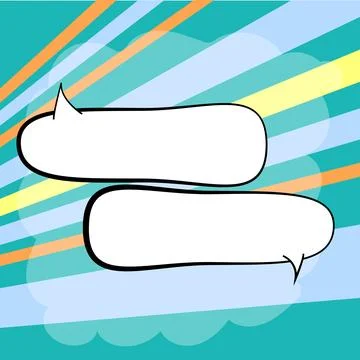 Comics Design Frames. Beautiful Photo Frame Set With Boom Bubbles For Design 스톡 일러스트