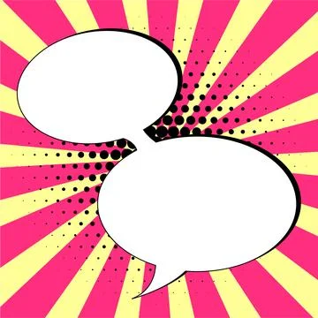 Comics Design Frames. Beautiful Photo Frame Set With Boom Bubbles For Design Illustrazione stock