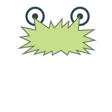 Comics Design Frames. Beautiful Photo Frame Set With Boom Bubbles For Design Illustrazione stock