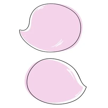 Comics Design Frames. Beautiful Photo Frame Set With Boom Bubbles For Design Stock Illustration