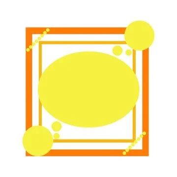 Comics Design Frames. Beautiful Photo Frame Set With Boom Bubbles For Design Stock Illustration