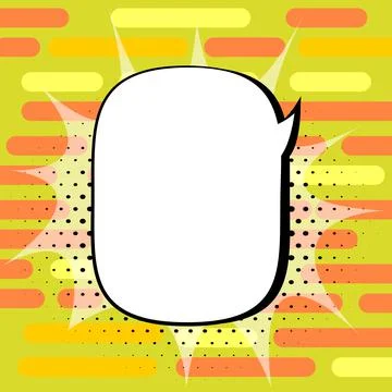 Comics Design Frames. Beautiful Photo Frame Set With Boom Bubbles For Design Stock Illustration