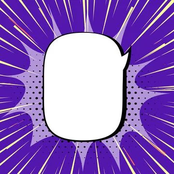 Comics Design Frames. Beautiful Photo Frame Set With Boom Bubbles For Design Stock Illustration