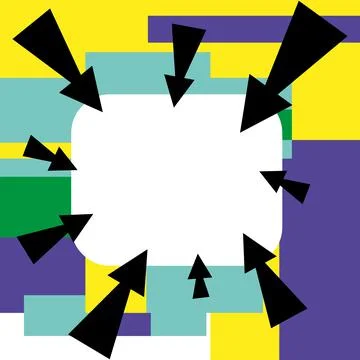 Comics Design Frames. Beautiful Photo Frame Set With Boom Bubbles For Design Stock-Illustration