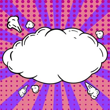 Comics Design Frames. Beautiful Photo Frame Set With Boom Bubbles For Design Stock Illustration
