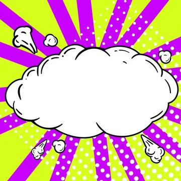 Comics Design Frames. Beautiful Photo Frame Set With Boom Bubbles For Design Illustrazione stock