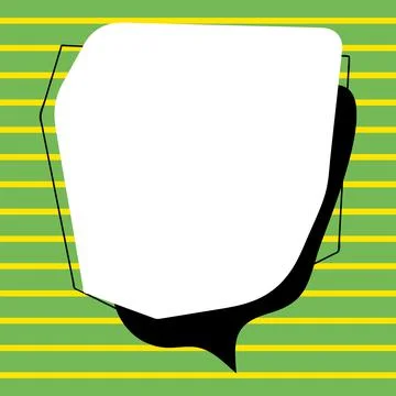 Comics Design Frames. Beautiful Photo Frame Set With Boom Bubbles For Design Stock-Illustration