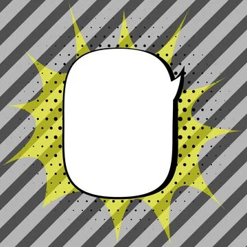 Comics Design Frames. Beautiful Photo Frame Set With Boom Bubbles For Design Stock-Illustration