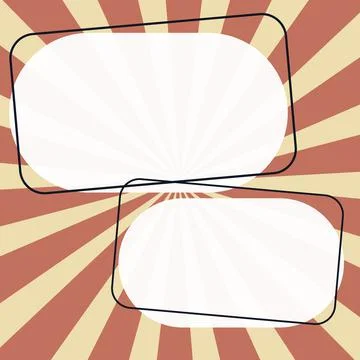 Comics Design Frames. Beautiful Photo Frame Set With Boom Bubbles For Design Stock-Illustration