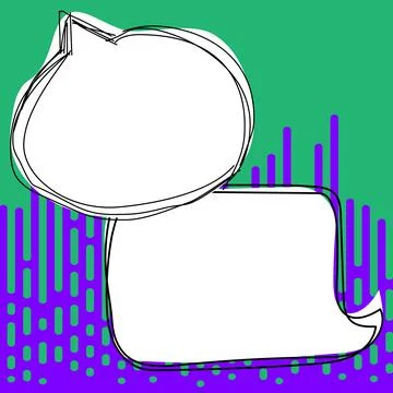 Comics Design Frames. Beautiful Photo Frame Set With Boom Bubbles For Design Stock-Illustration