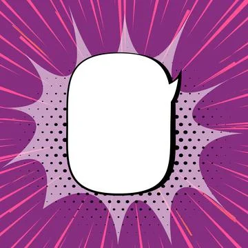 Comics Design Frames. Beautiful Photo Frame Set With Boom Bubbles For Design Stock Illustration