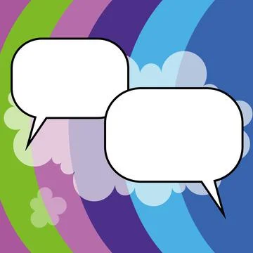 Comics Design Frames. Beautiful Photo Frame Set With Boom Bubbles For Design Illustrazione stock