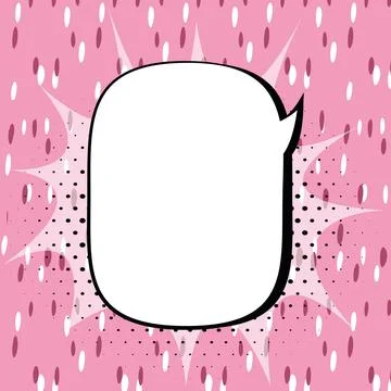 Comics Design Frames. Beautiful Photo Frame Set With Boom Bubbles For Design Stock-Illustration
