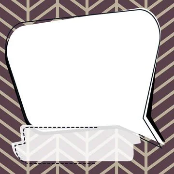 Comics Design Frames. Beautiful Photo Frame Set With Boom Bubbles For Design Stock Illustration