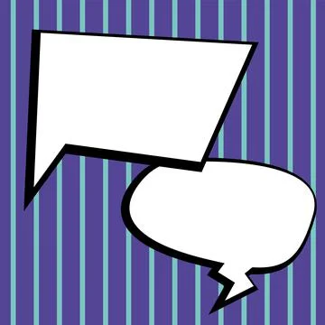 Comics Design Frames. Beautiful Photo Frame Set With Boom Bubbles For Design Illustrazione stock