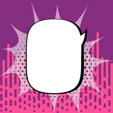 Comics Design Frames. Beautiful Photo Frame Set With Boom Bubbles For Design Stock Illustration