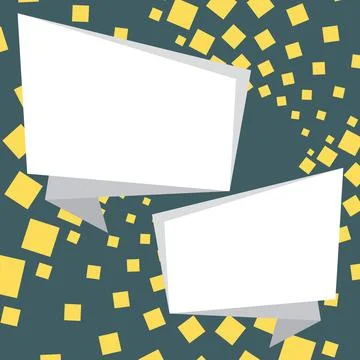 Comics Design Frames. Beautiful Photo Frame Set With Boom Bubbles For Design Stock-Illustration
