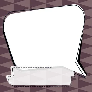 Comics Design Frames. Beautiful Photo Frame Set With Boom Bubbles For Design Illustrazione stock