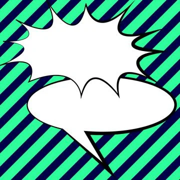 Comics Design Frames. Beautiful Photo Frame Set With Boom Bubbles For Design Stock Illustration