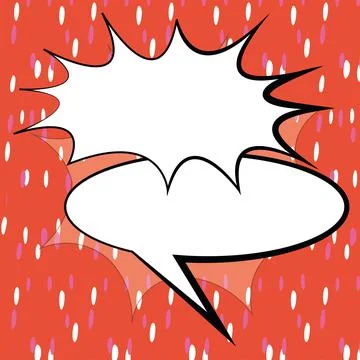 Comics Design Frames. Beautiful Photo Frame Set With Boom Bubbles For Design Stock-Illustration