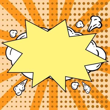 Comics Design Frames. Beautiful Photo Frame Set With Boom Bubbles For Design Stock-Illustration