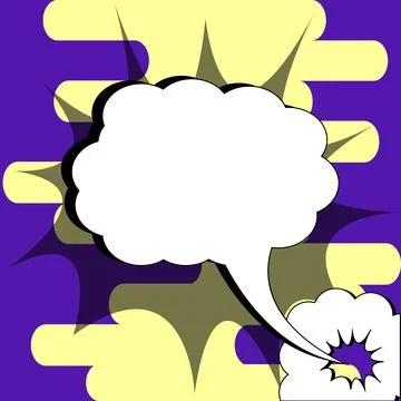 Comics Design Frames. Beautiful Photo Frame Set With Boom Bubbles For Design Stock Illustration