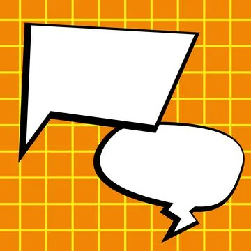 Comics Design Frames. Beautiful Photo Frame Set With Boom Bubbles For Design Illustrazione stock