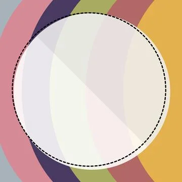 Comics Design Frames. Beautiful Photo Frame Set With Boom Bubbles For Design Stock-Illustration