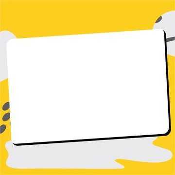 Comics Design Frames. Beautiful Photo Frame Set With Boom Bubbles For Design Stock-Illustration