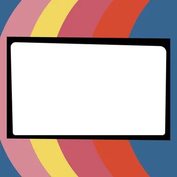 Comics Design Frames. Beautiful Photo Frame Set With Boom Bubbles For Design Illustrazione stock