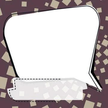 Comics Design Frames. Beautiful Photo Frame Set With Boom Bubbles For Design Stock Illustration