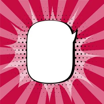 Comics Design Frames. Beautiful Photo Frame Set With Boom Bubbles For Design Stock Illustration