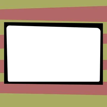 Comics Design Frames. Beautiful Photo Frame Set With Boom Bubbles For Design Stock-Illustration