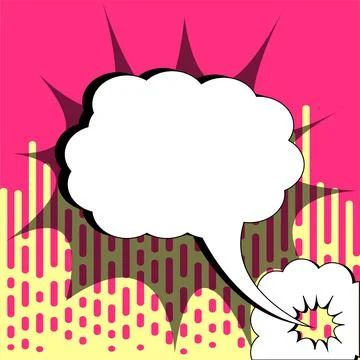 Comics Design Frames. Beautiful Photo Frame Set With Boom Bubbles For Design 스톡 일러스트