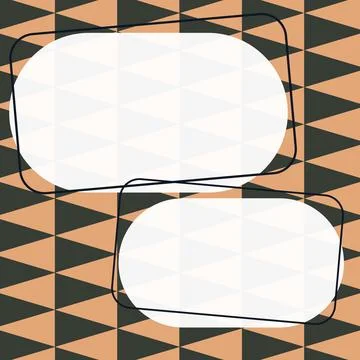 Comics Design Frames. Beautiful Photo Frame Set With Boom Bubbles For Design Stock Illustration
