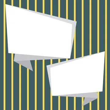 Comics Design Frames. Beautiful Photo Frame Set With Boom Bubbles For Design Stock Illustration
