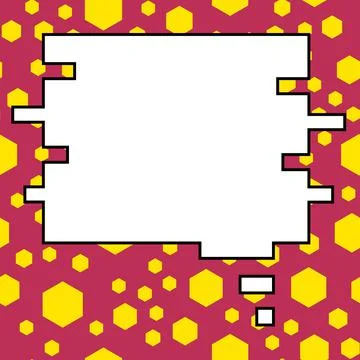 Comics Design Frames. Beautiful Photo Frame Set With Boom Bubbles For Design Stock-Illustration