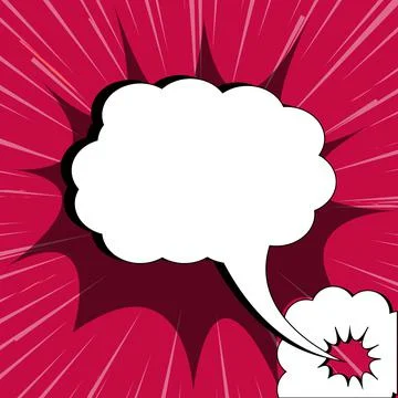 Comics Design Frames. Beautiful Photo Frame Set With Boom Bubbles For Design Stock Illustration