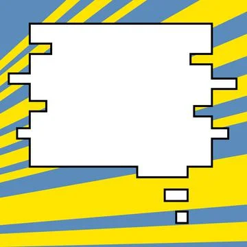 Comics Design Frames. Beautiful Photo Frame Set With Boom Bubbles For Design Stock-Illustration