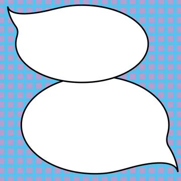 Comics Design Frames. Beautiful Photo Frame Set With Boom Bubbles For Design Stock Illustration