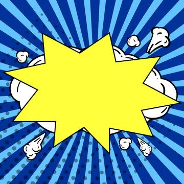 Comics Design Frames. Beautiful Photo Frame Set With Boom Bubbles For Design Illustrazione stock