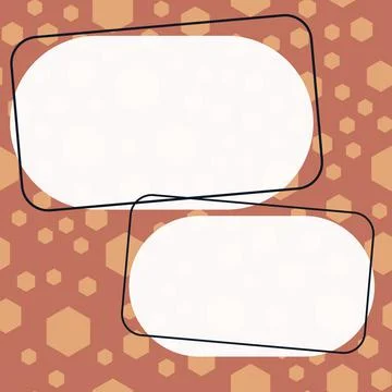 Comics Design Frames. Beautiful Photo Frame Set With Boom Bubbles For Design Stock-Illustration